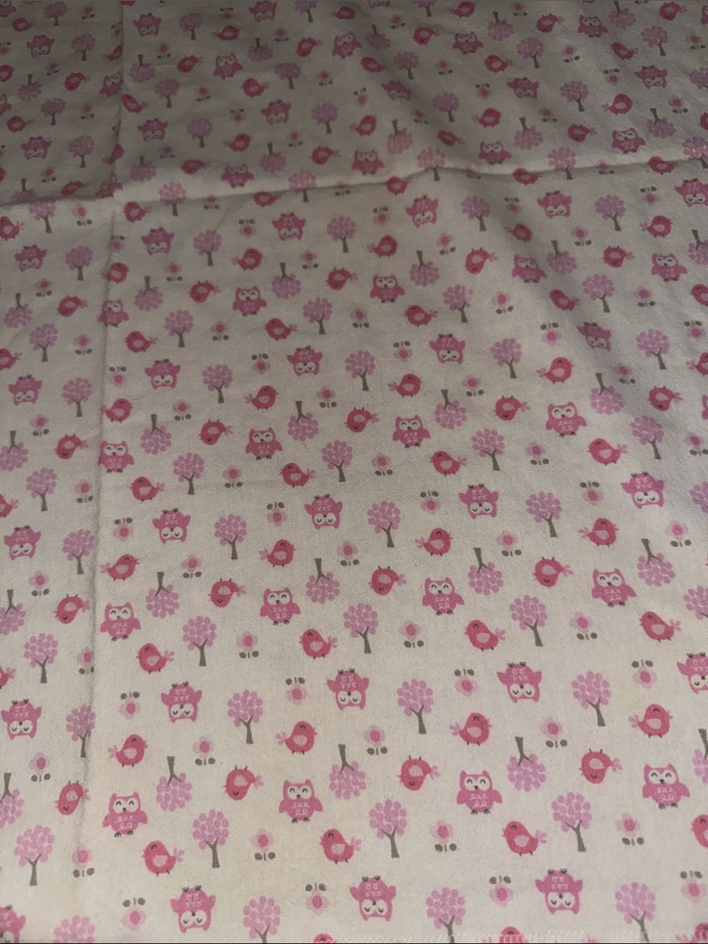 Home. Kids Pink Owl & Bird Print Cotton Bedding - Brand